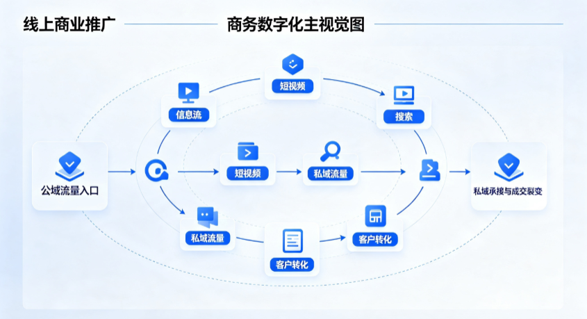 大通回族土族自治县线上商业推广怎么做？全域流量闭环搭建与低成本转化实战指南